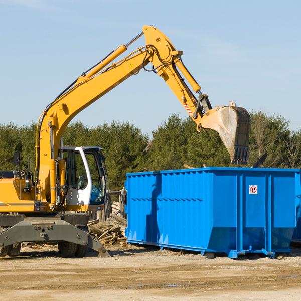 are there any additional fees associated with a residential dumpster rental in Baker